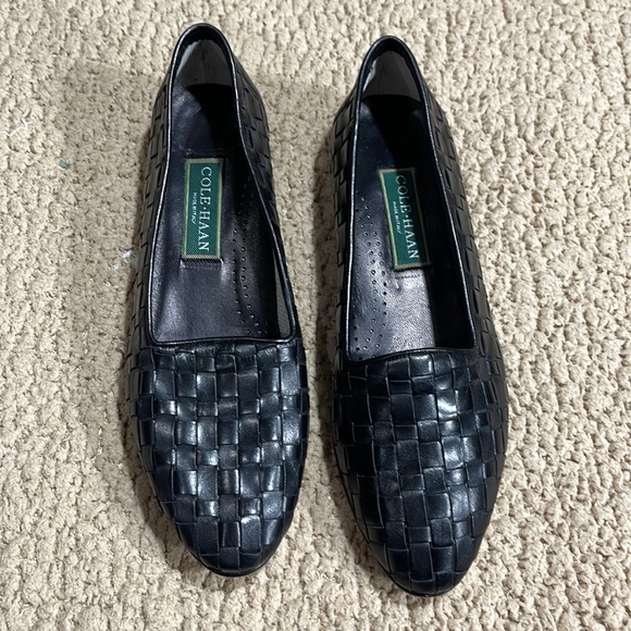 Cole Haan Shoes - Cole Haan black leather flat slip on